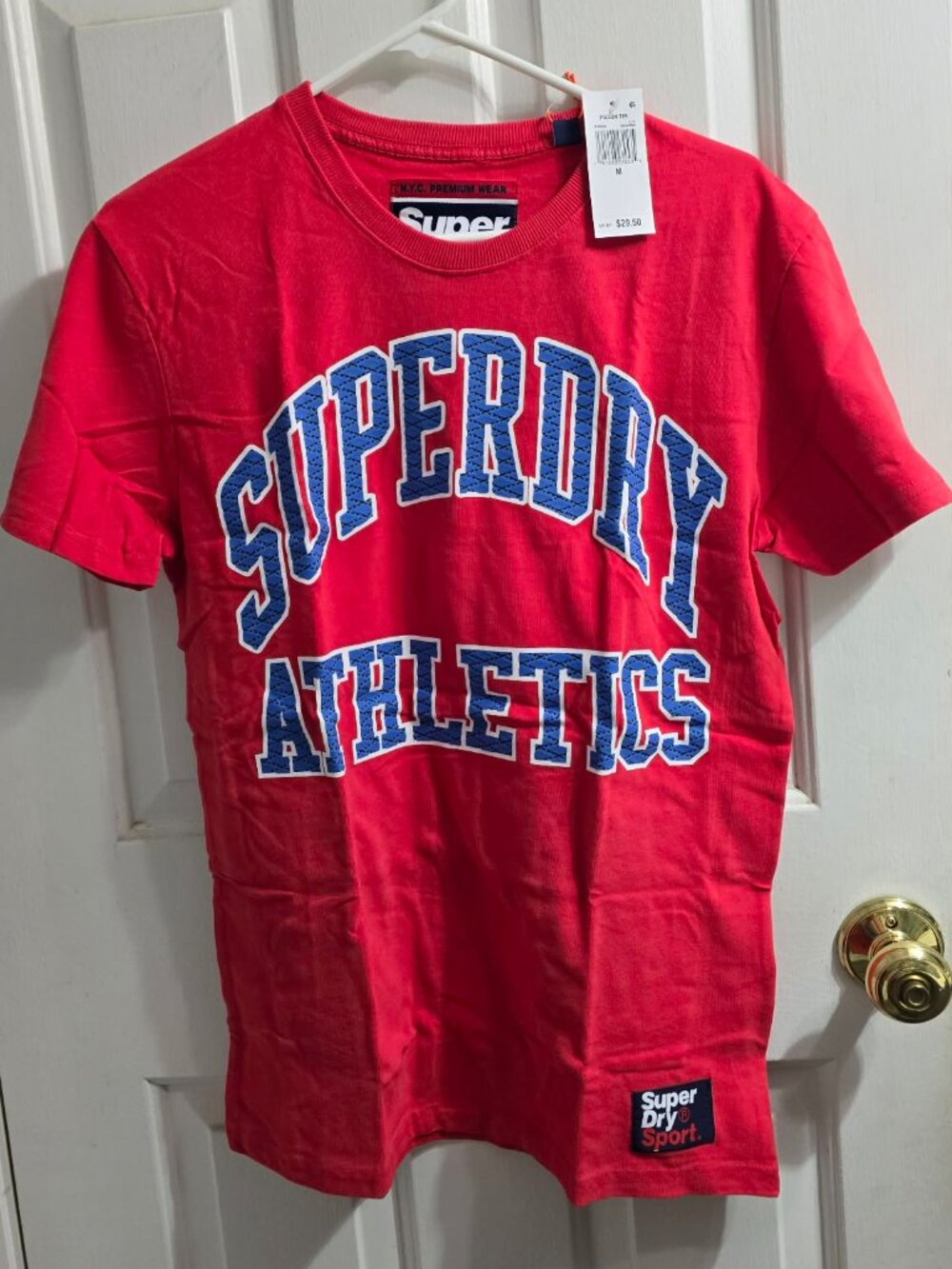 Superdry Mens Team Tigers Podium Tee Sz M